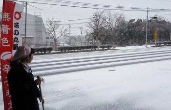 わたし、雪かき初めて